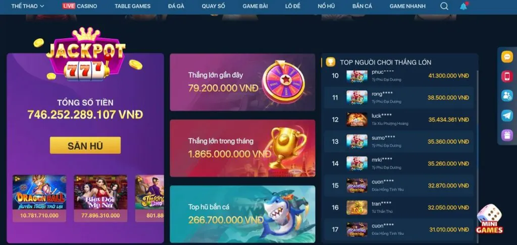 Hoàn trả cược thua hấp dẫn không giới hạn